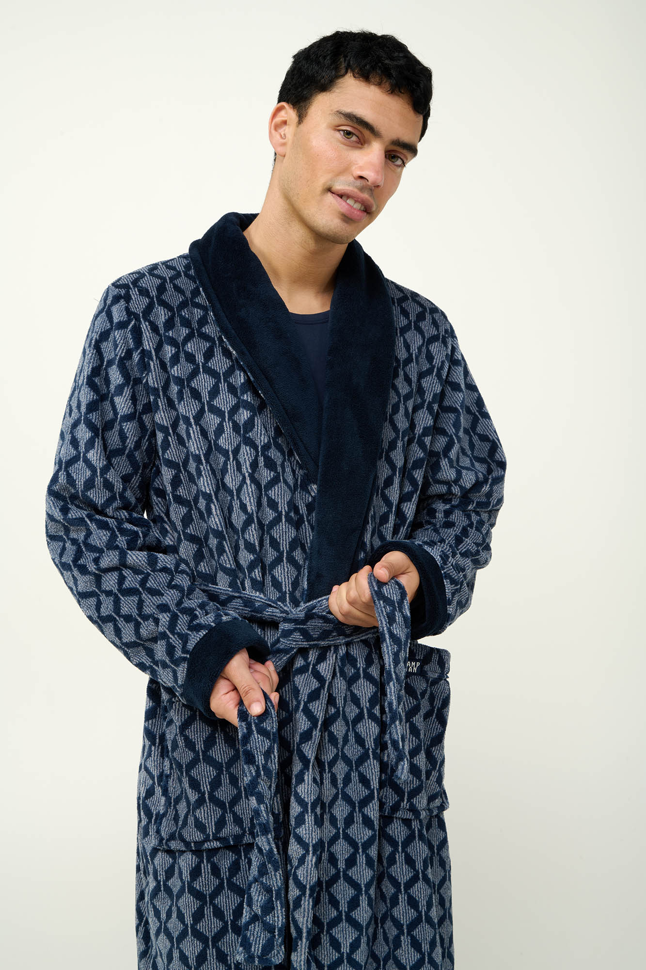 3_0394416474 Ανδρική Ρόμπα Fleece Χειμερινή