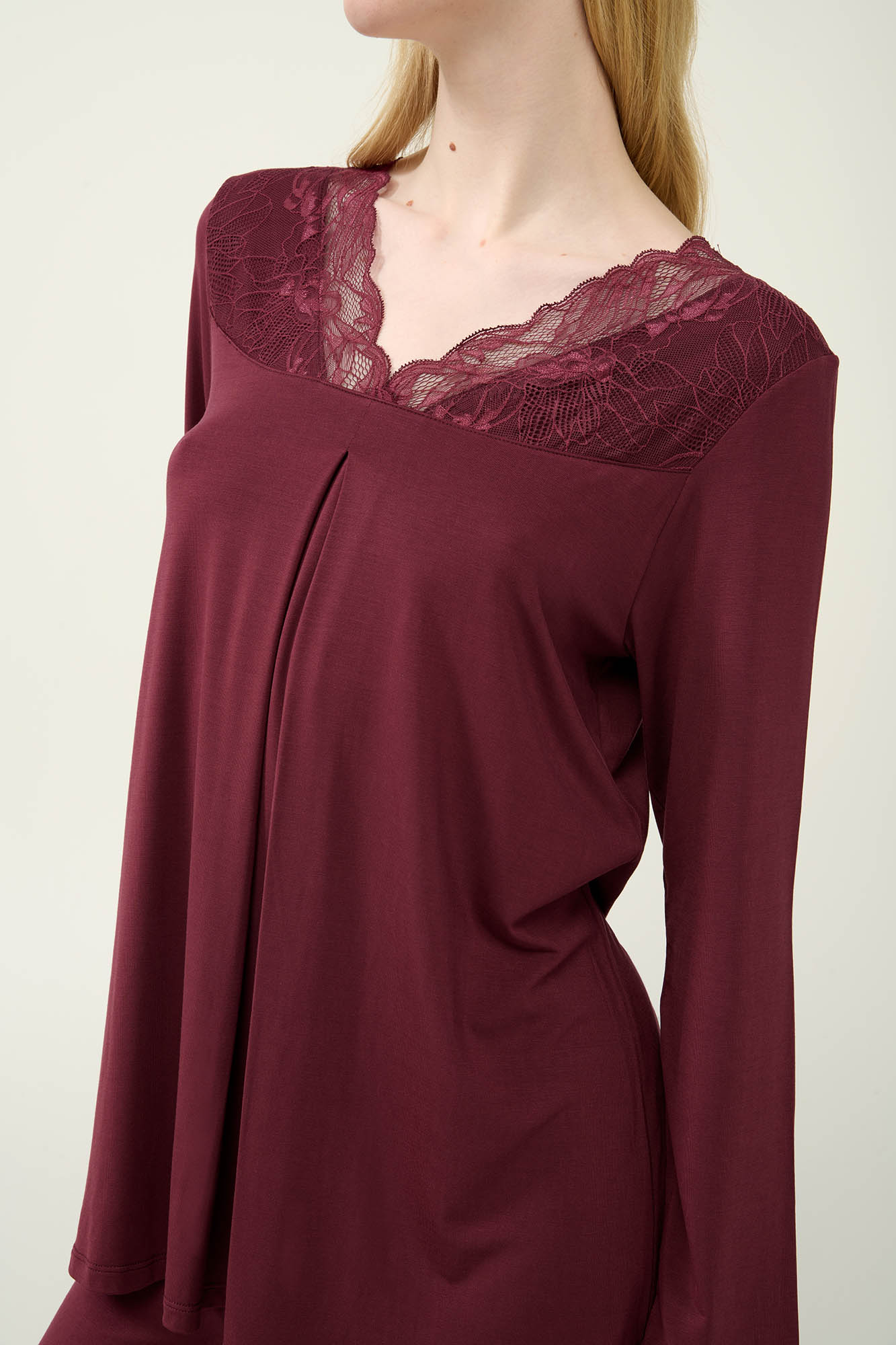 Γυναικεία Πυτζάμα Micromodal με Πιέτα