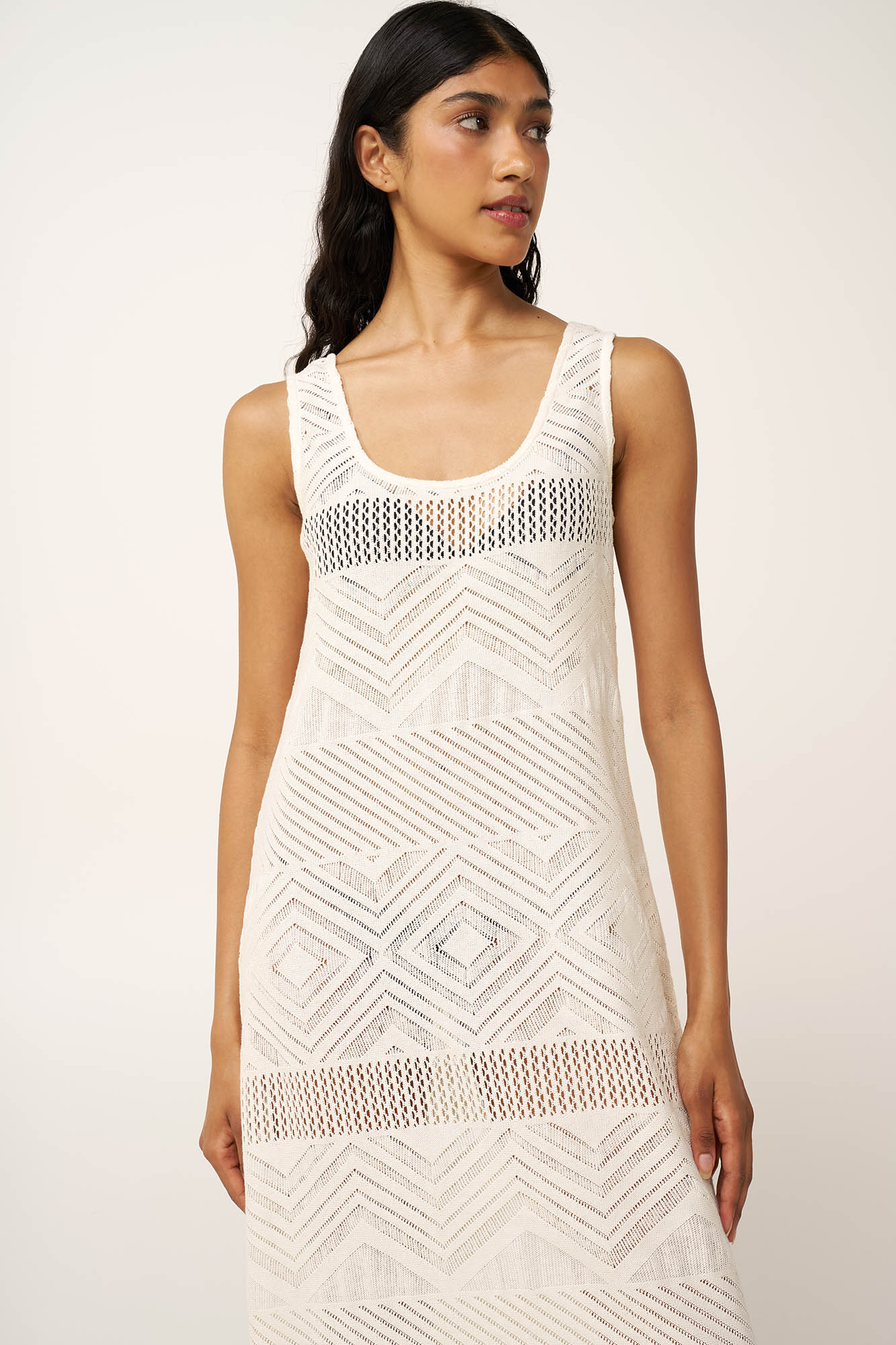 Maxri Jacquard Καλοκαιρινό Φόρεμα