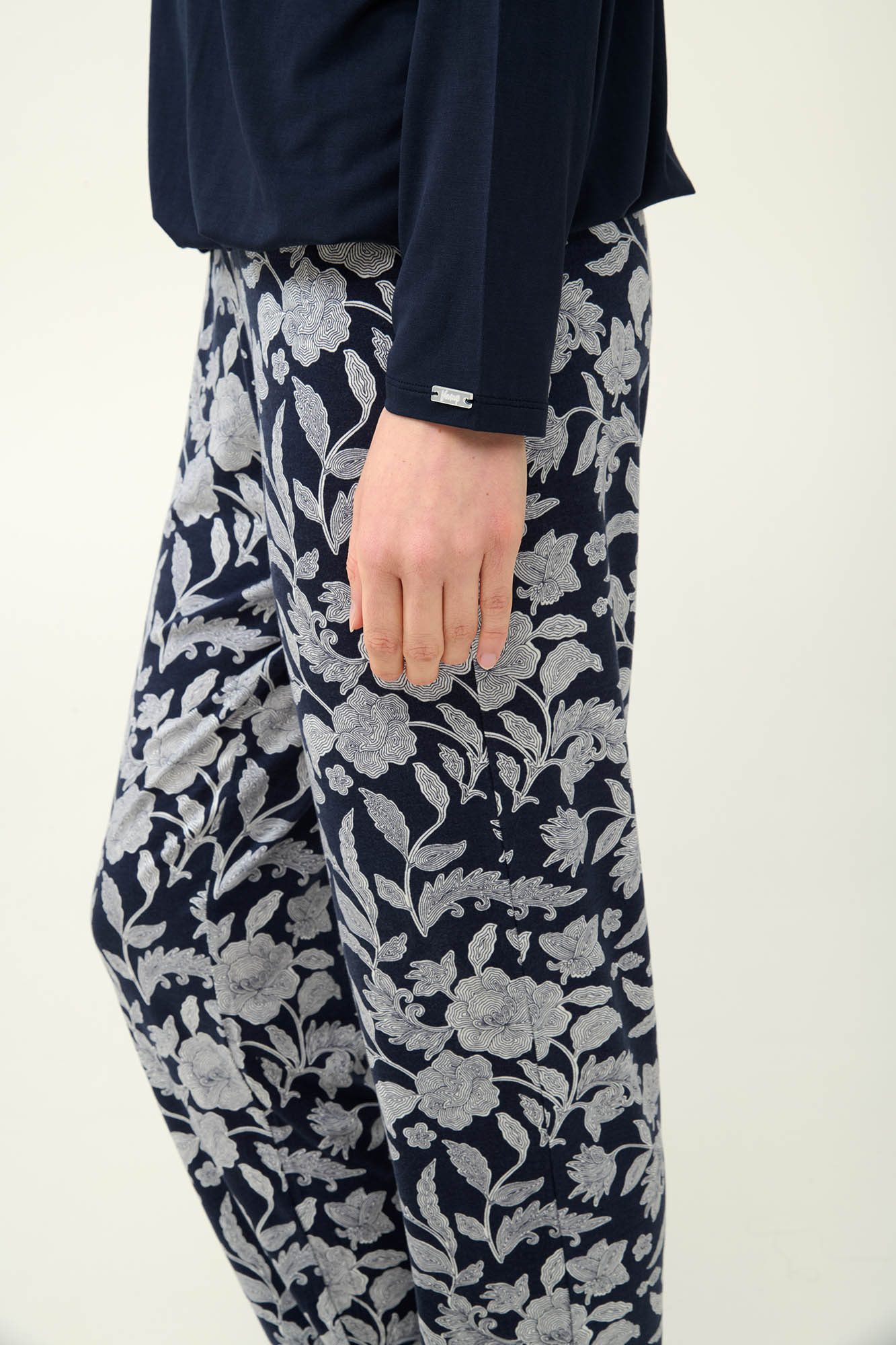 Γυναικεία Πυτζάμα Micromodal με Μανσέτες