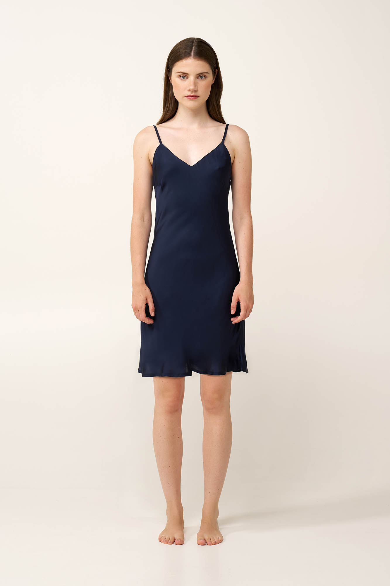 Σατέν Νυχτικό με Τιράντες