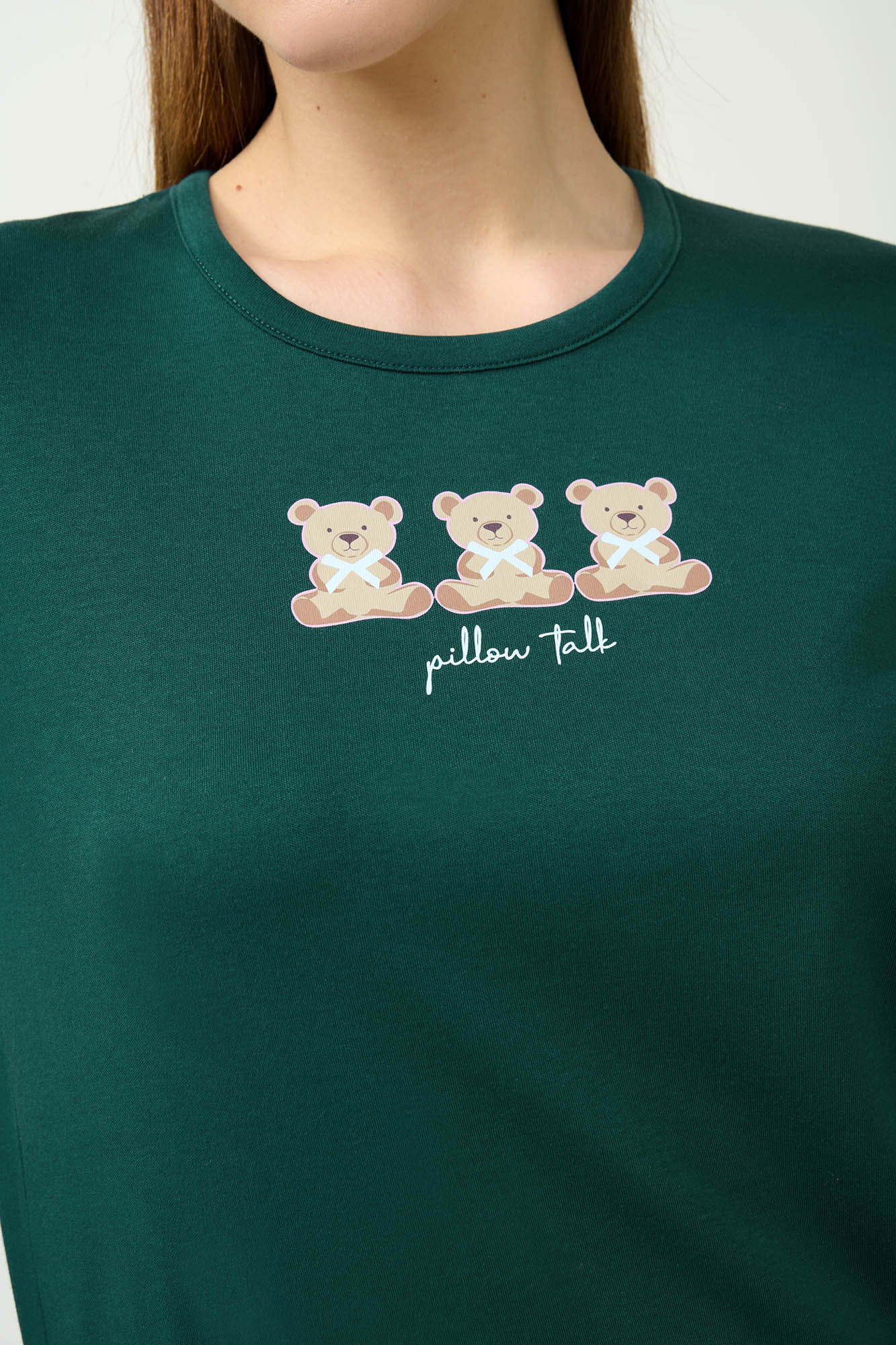 Βαμβακερή Γυναικεία Πυτζάμα με Μανσέτες