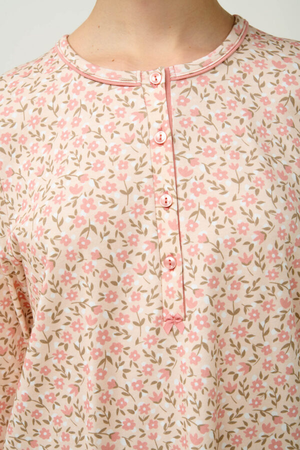 Γυναικεία Βαμβακερή Πυτζάμα με Πατιλέτα