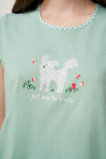 Γυναικεία Βαμβακερή Κάπρι Πυτζάμα - Image 3