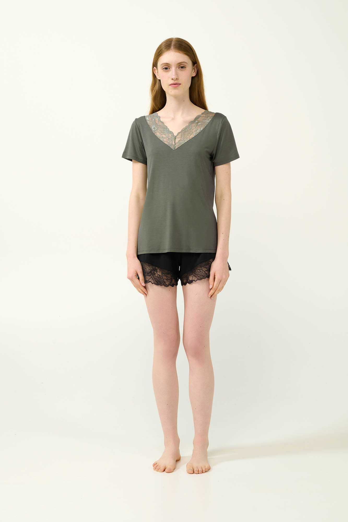 Γυναικείο Micromodal Φανελάκι με Δαντέλα