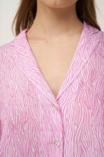 Γυναικεία Κουμπωτή Πυτζάμα από Ποπλίνα - Image 3