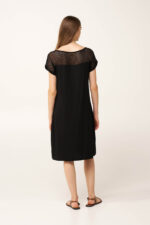 Καλοκαιρινό Viscose Φόρεμα με Mesh - Image 3