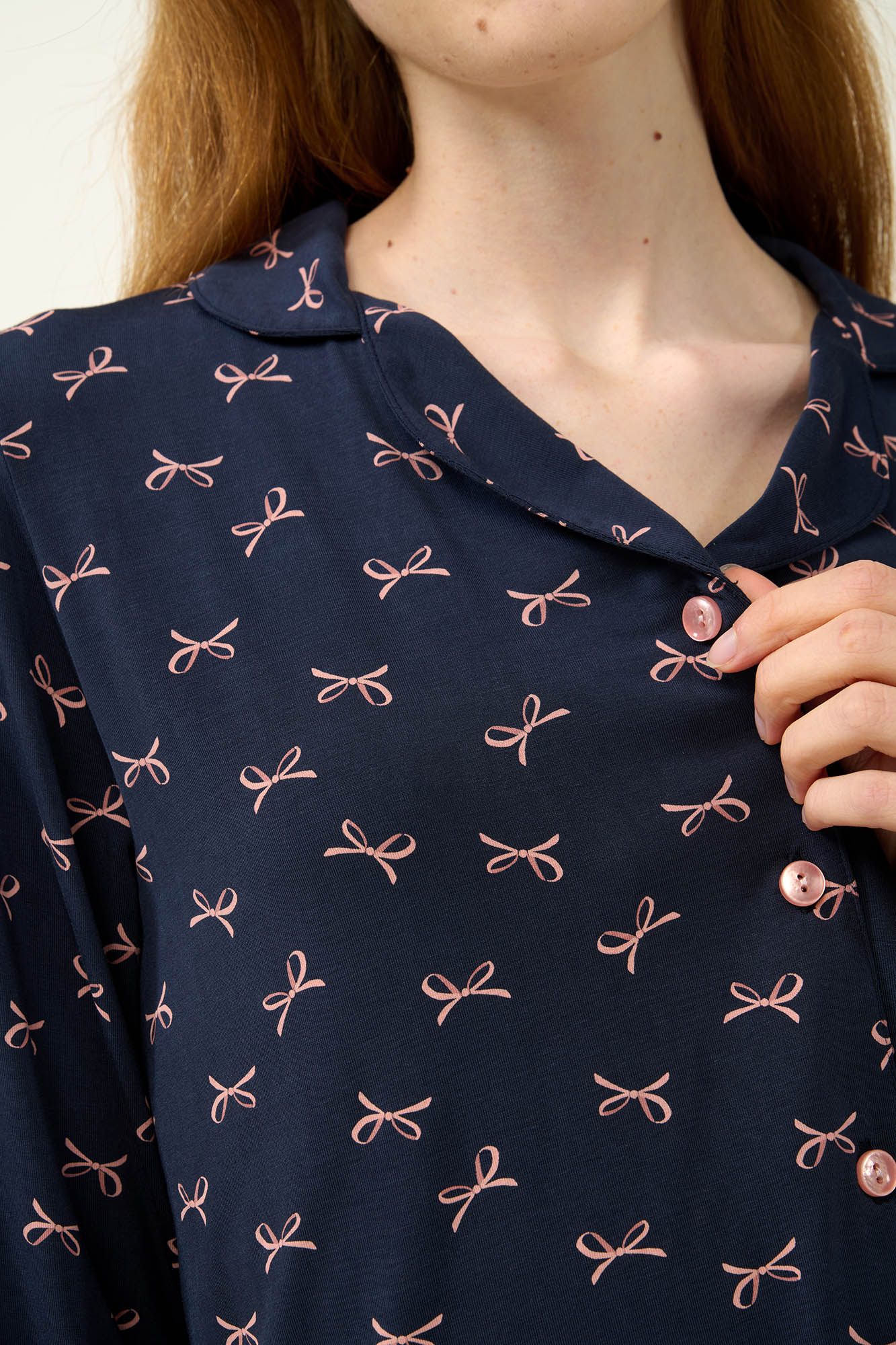 Γυναικεία Πυτζάμα Micromodal με Κουμπιά