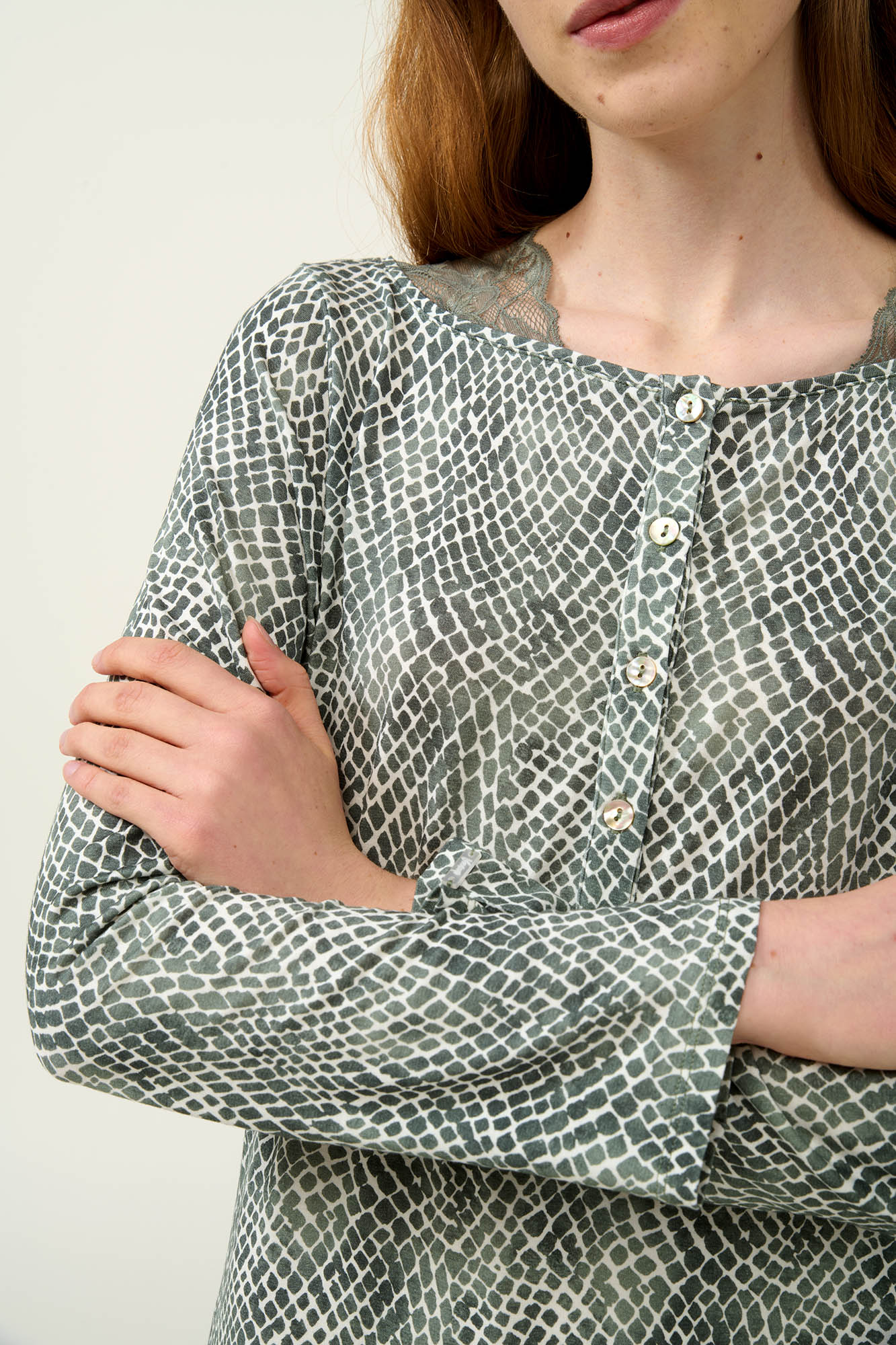 Νυχτικό Micromodal με Δαντέλα & Πατιλέτα