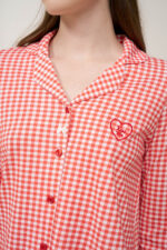 Γυναικεία Κουμπωτή Βαμβακερή Πυτζάμα - Image 3