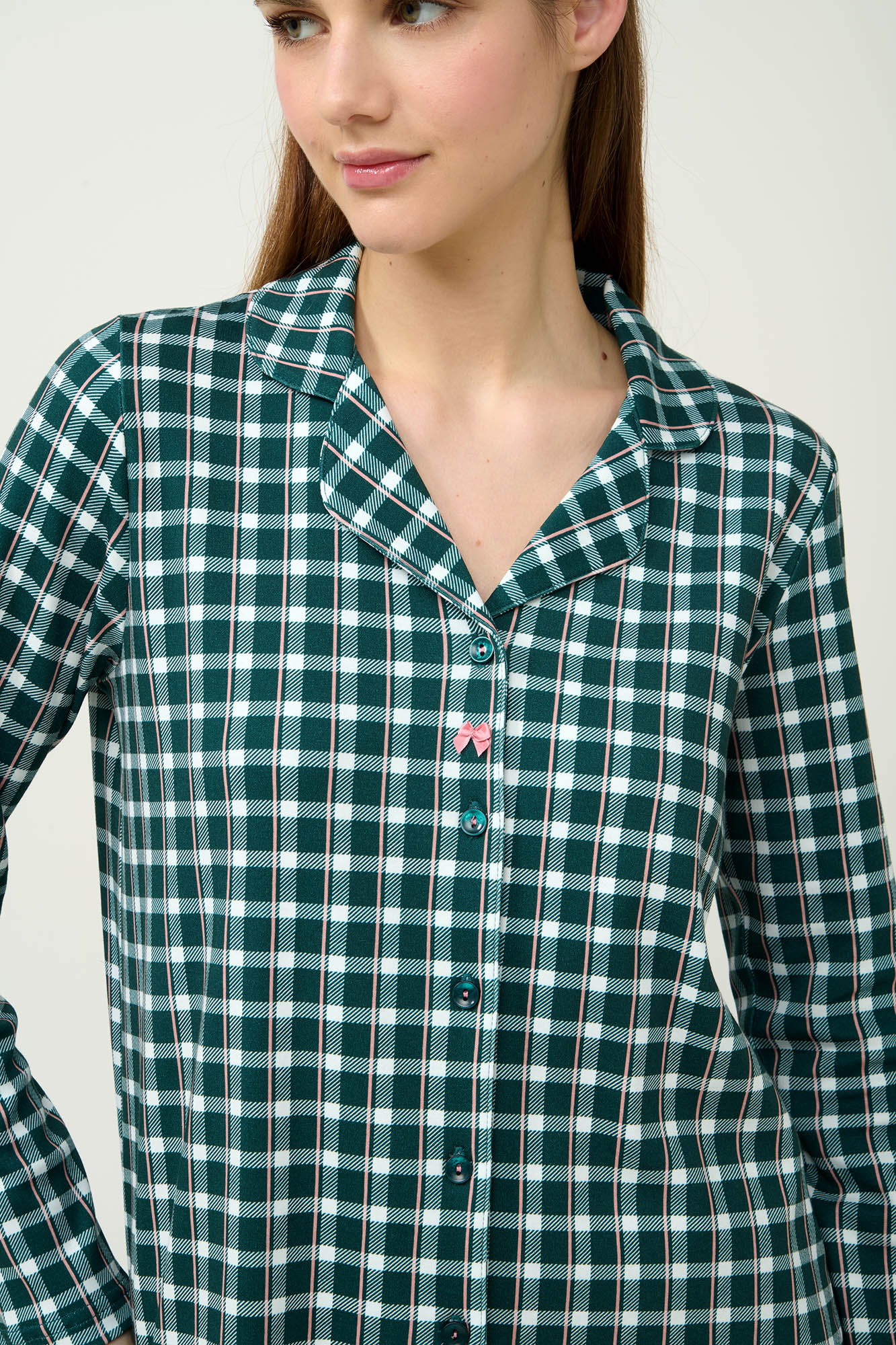 Βαμβακερή Κουμπωτή Γυναικεία Πυτζάμα