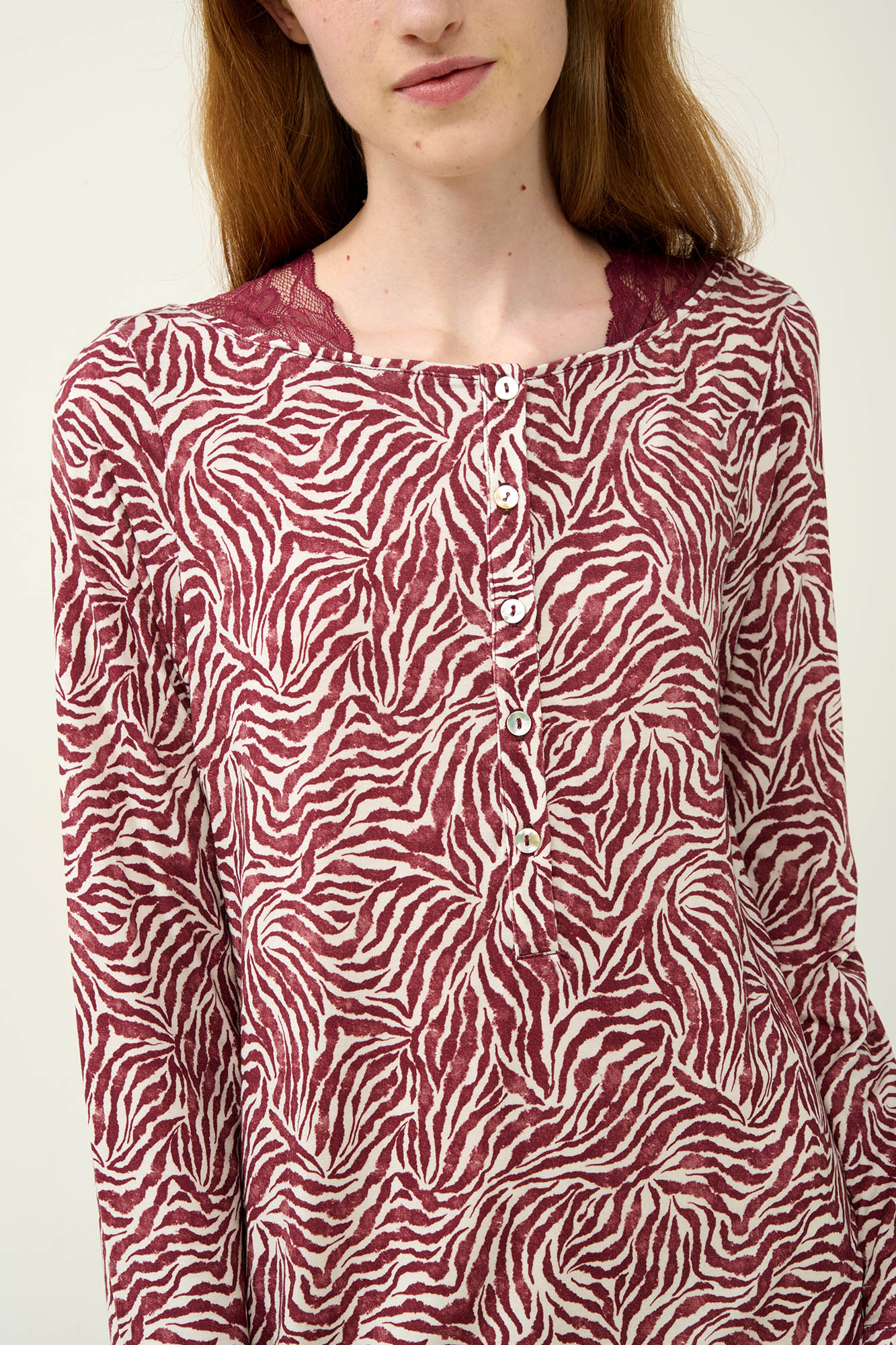 3_0749465868 Νυχτικό Micromodal με Πατιλέτα και Δαντέλα