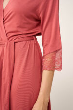 Σταυρωτή Γυναικεία Ρόμπα Micromodal - Image 3