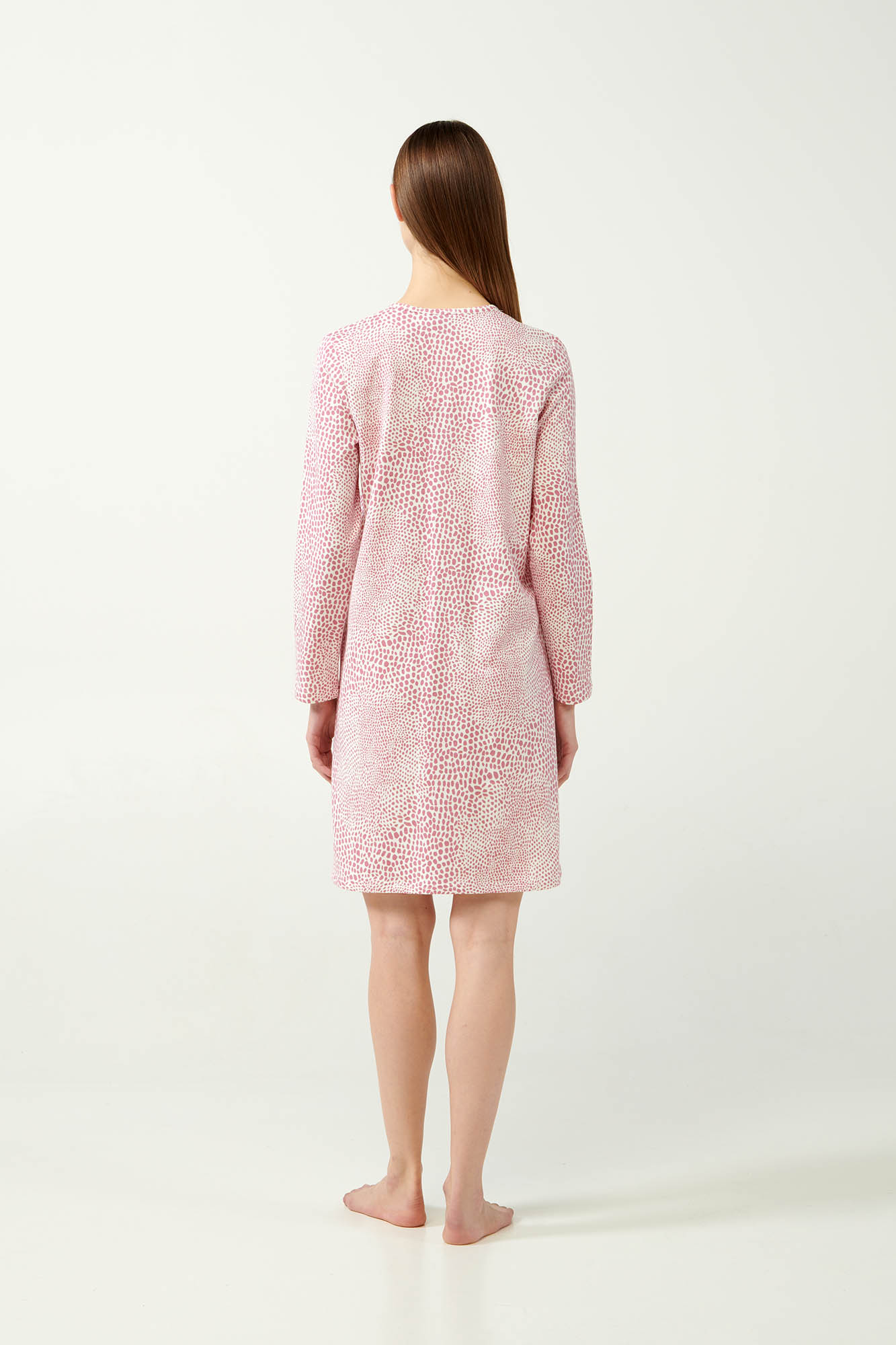 3_0769490947 Λεοπάρ Νυχτικό Φούτερ με Πατιλέτα