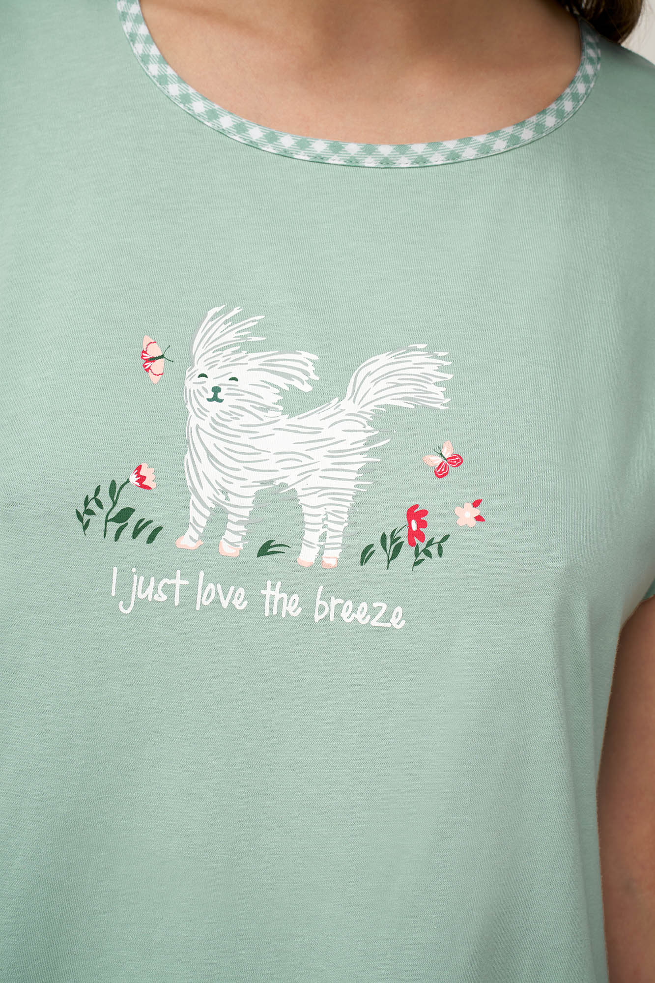 Γυναικεία Βαμβακερή Πυτζάμα