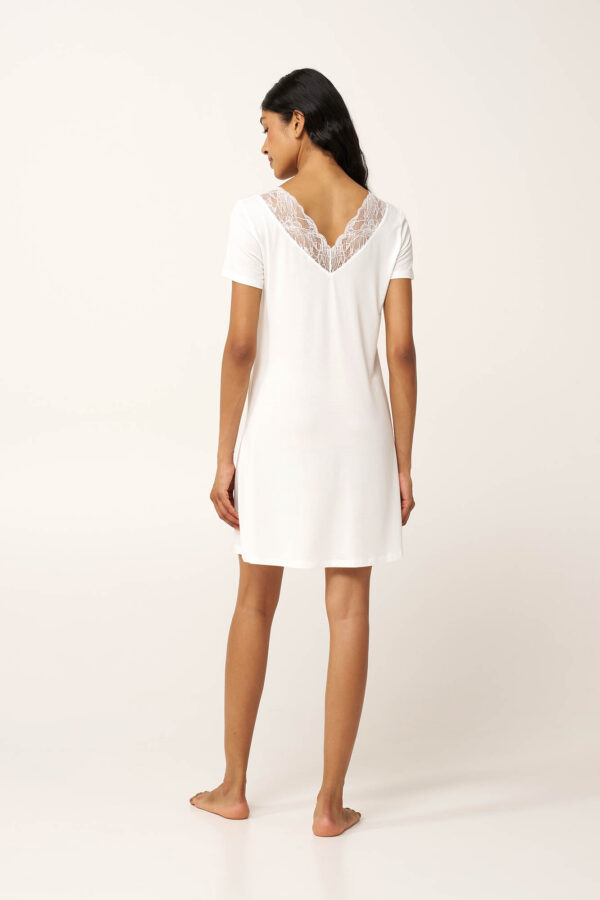 Micromodal Νυχτικό με Δαντέλα