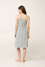 Αμάνικο Βαμβακερό Νυχτικό με Κουμπιά - Image 3