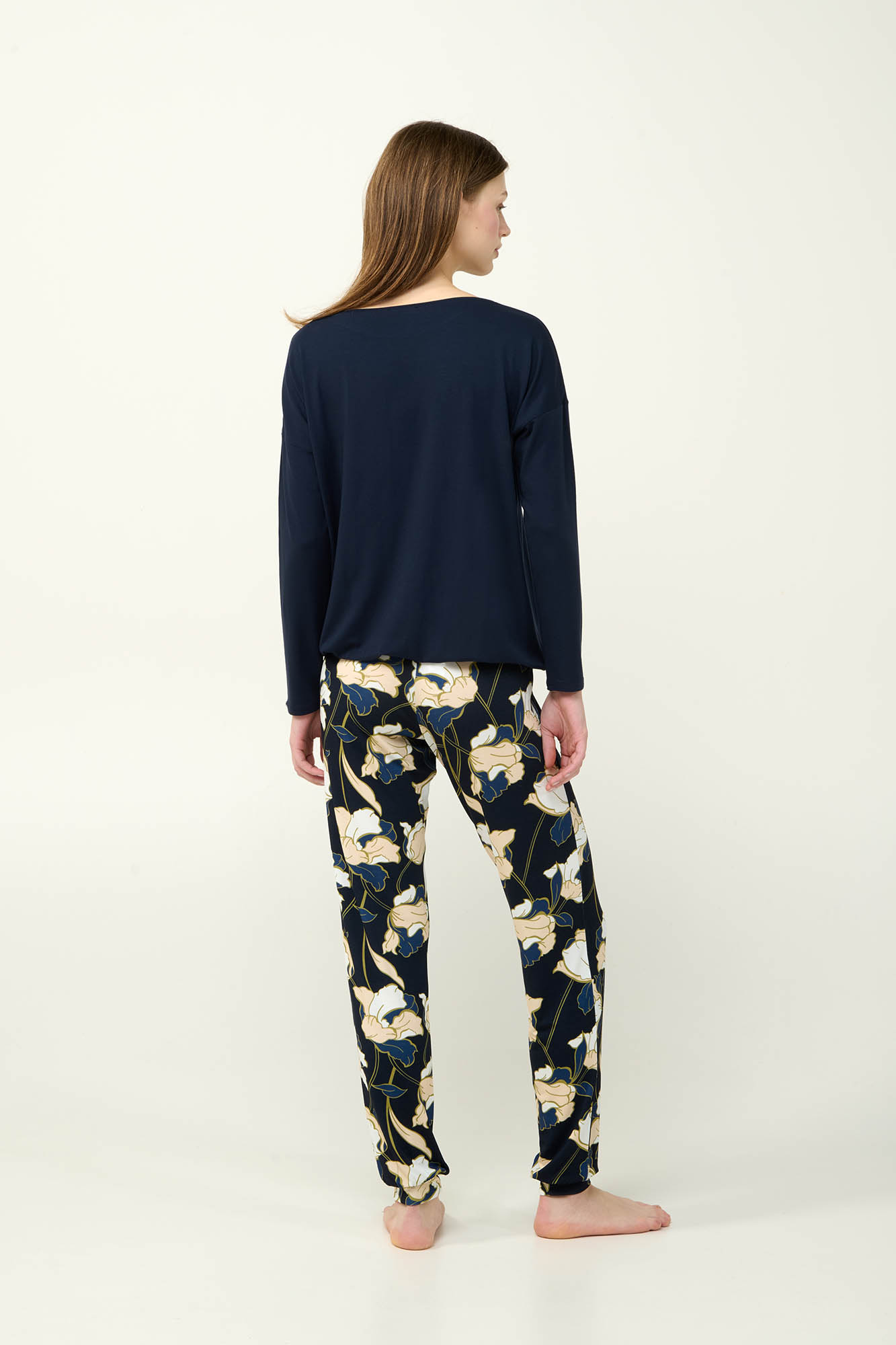Γυναικεία Πυτζάμα Viscose με Φλοράλ Παντελόνι