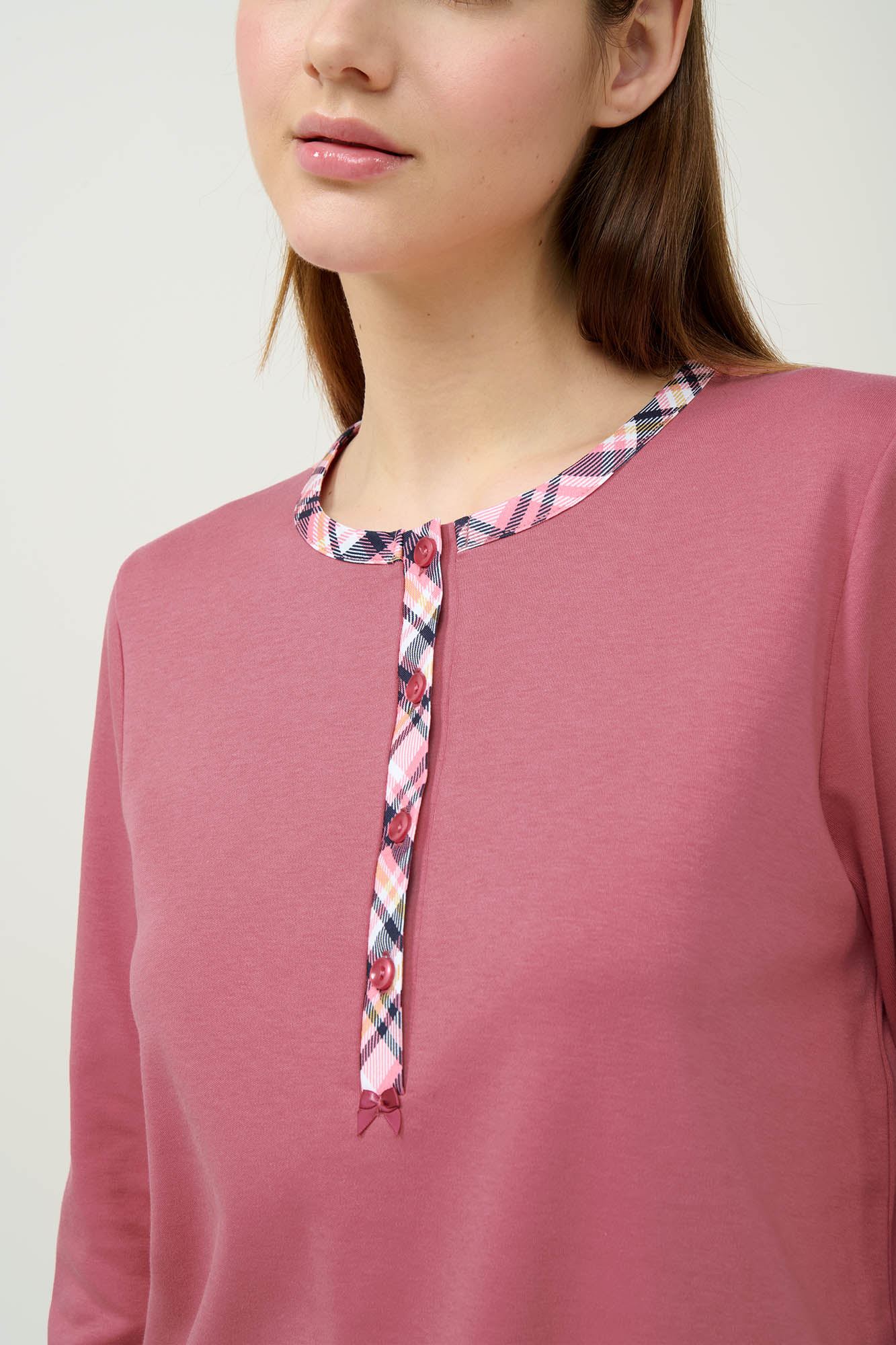 Βαμβακερή Γυναικεία Πυτζάμα με Πατιλέτα