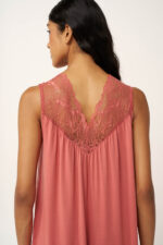 Micromodal Νυχτικό με Δαντέλα - Image 3