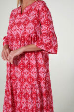 Εμπριμέ Μακρύ Φόρεμα - Image 3