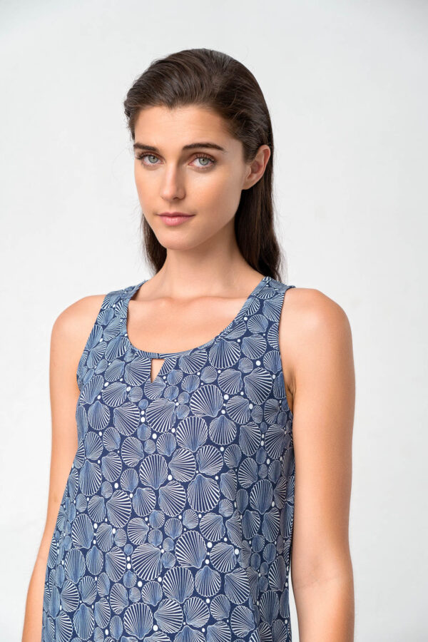 Αμάνικο Εμπριμέ Νυχτικό