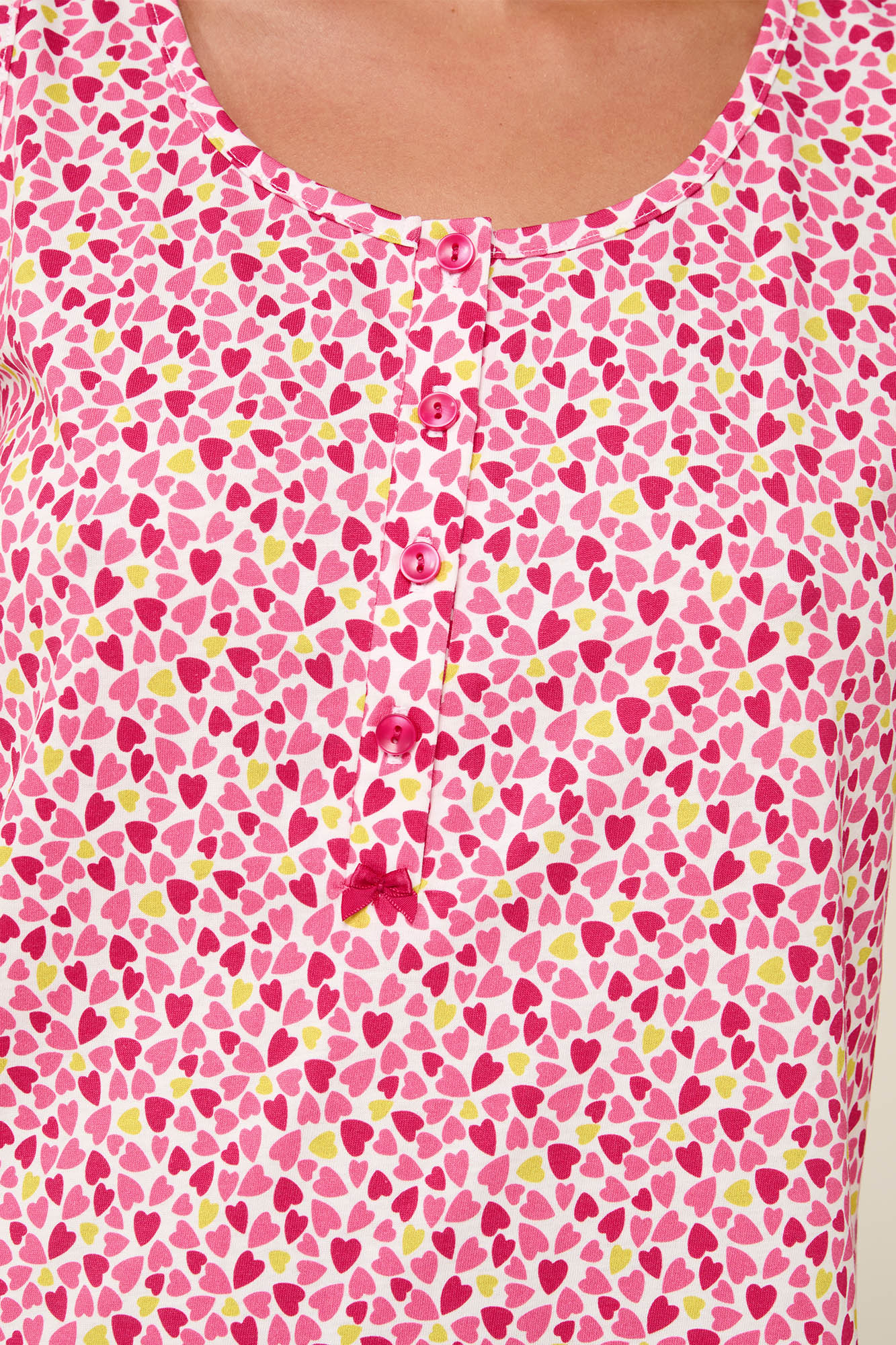 Βαμβακερή Γυναικεία Πυτζάμα με Πατιλέτα