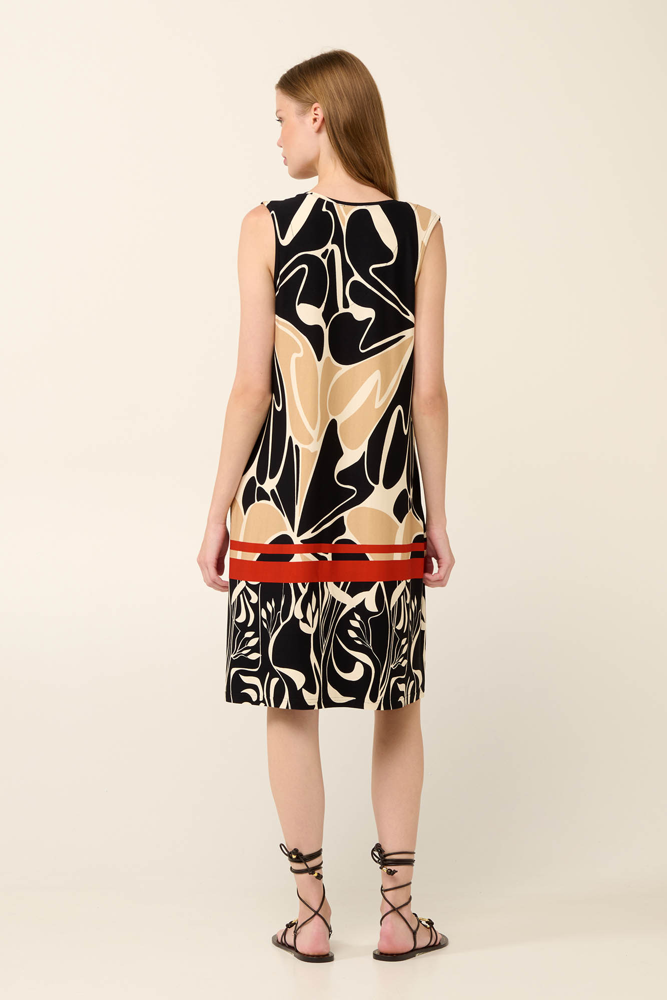 Αμάνικο Καλοκαιρινό Φόρεμα από Viscose