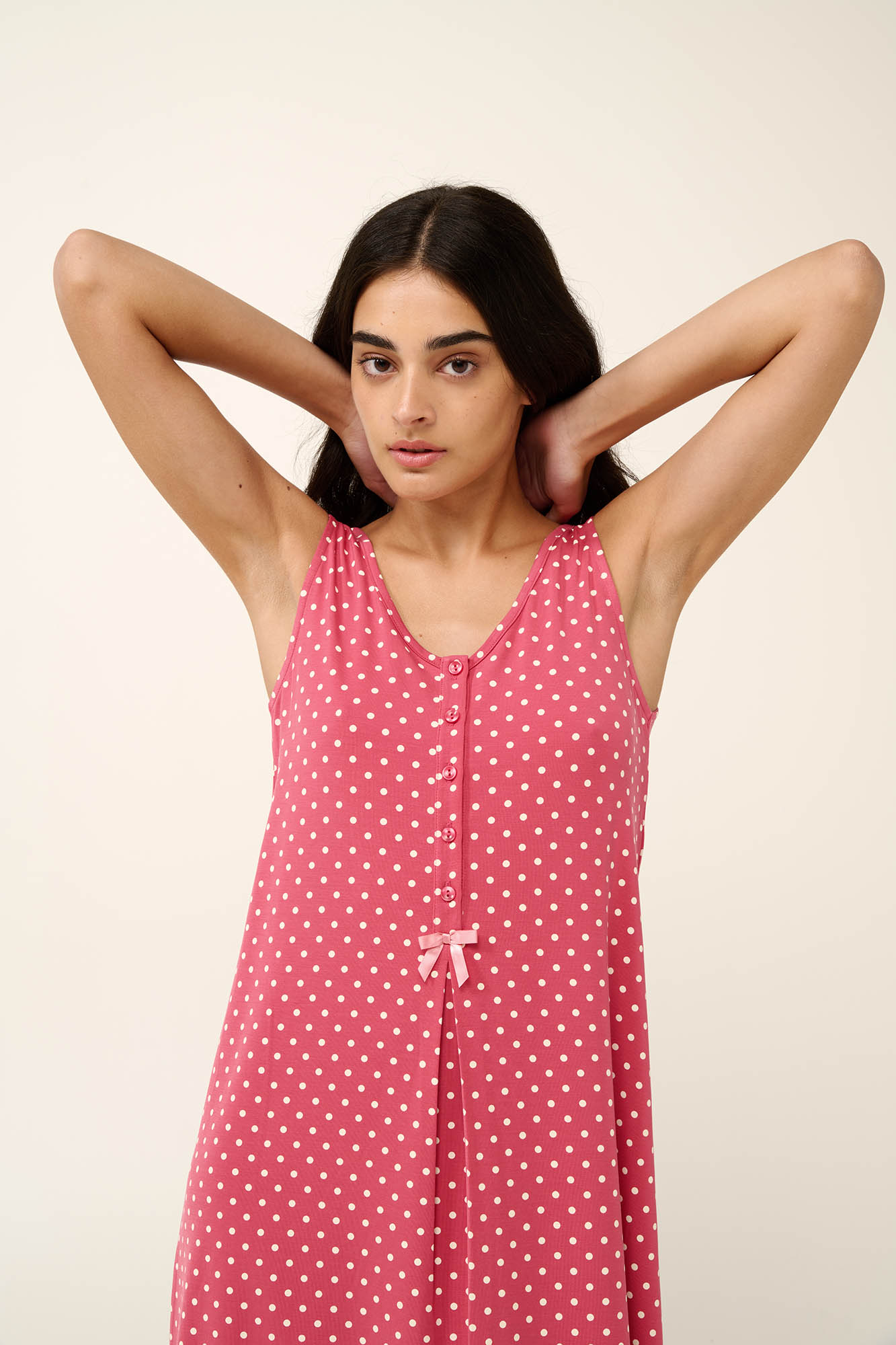 3_0895581750 Αμάνικο Νυχτικό Εγκυμοσύνης και θηλασμού από Micromodal