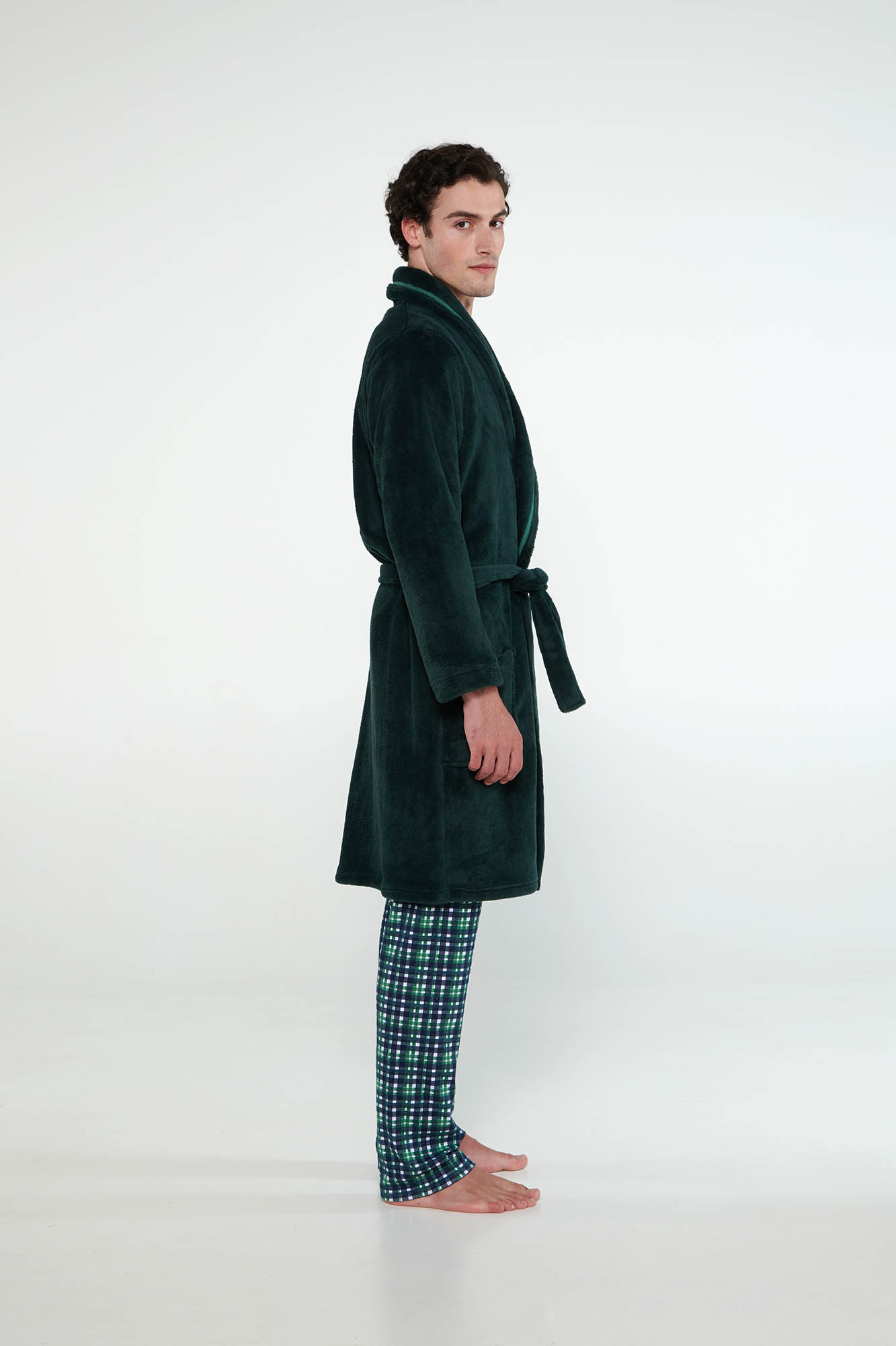 Μονόχρωμη Σταυρωτή Ρόμπα