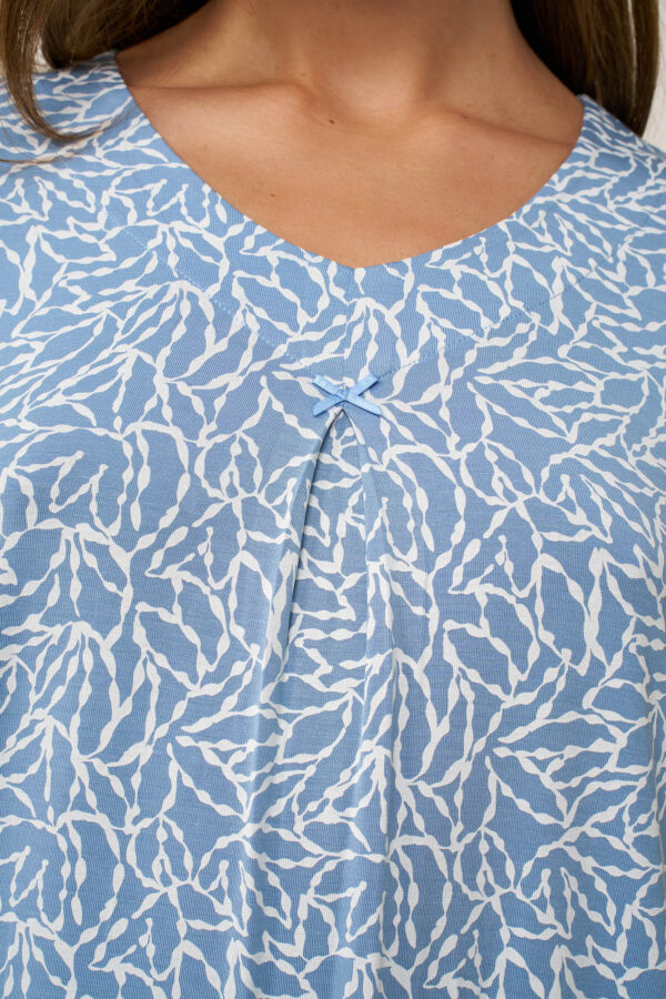 Micromodal Νυχτικό με Πιέτα