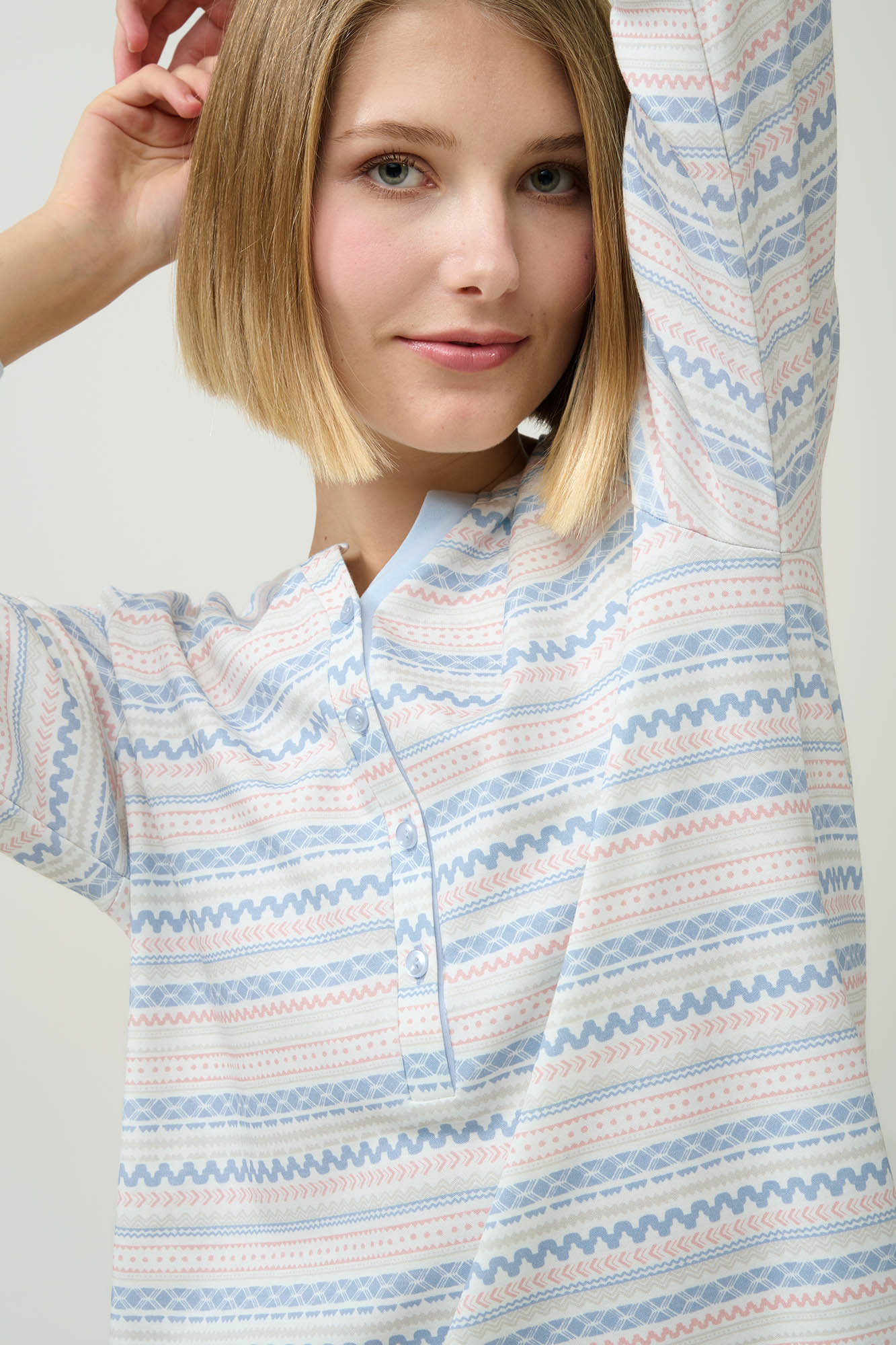 Βαμβακερό Νυχτικό με Πατιλέτα