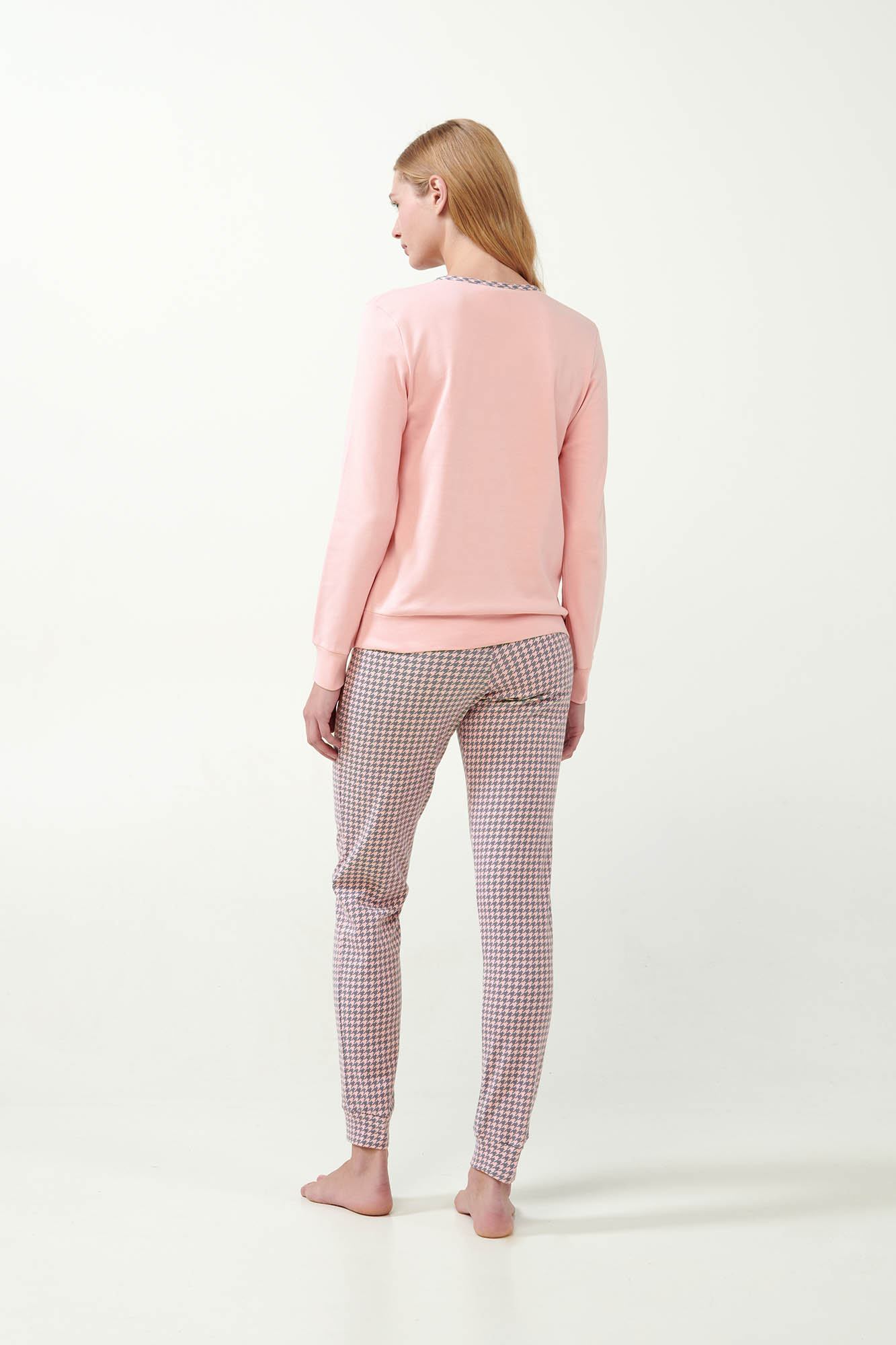 Βαμβακερή Πυτζάμα με Μανσέτες