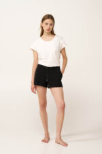 Μονόχρωμο Βαμβακερό Γυναικείο Σορτσάκι - Image 3