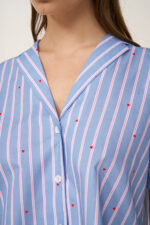 Κουμπωτή Γυναικεία Πυτζάμα από Ποπλίνα - Image 3