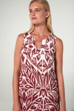 Εμπριμέ Αμάνικο Φόρεμα - Image 3