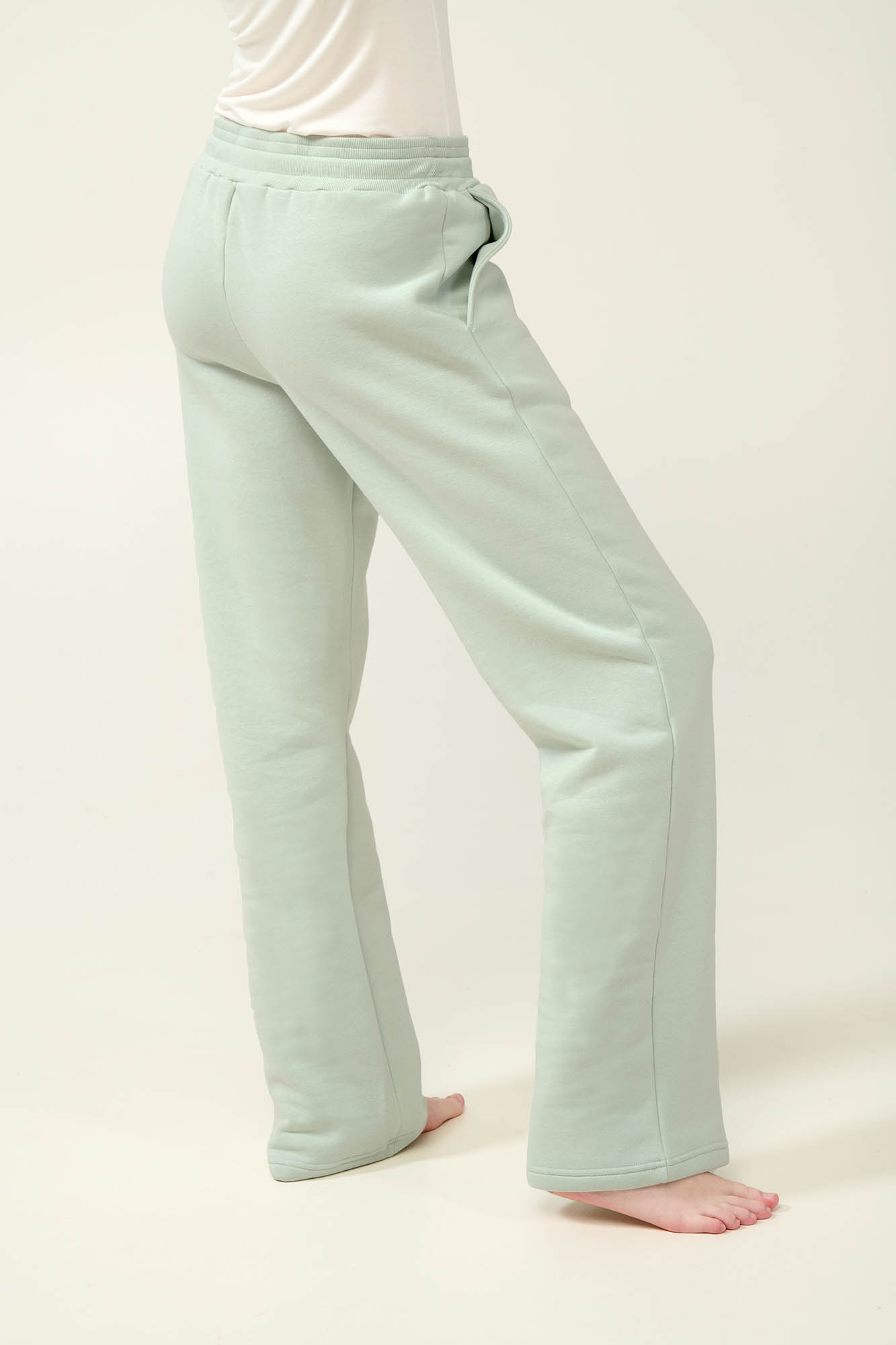 Μονόχρωμο Γυναικείο Παντελόνι Φούτερ