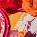 Beauty Home Ράννερ με ξέφτια – πορτοκαλί 30 cm x 3 m - Image 5