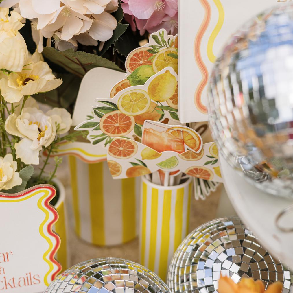 Beauty Home Κιτ Φωτογραφικού Θαλάμου με θέμα “Fizz Citrus” 10 τεμάχια