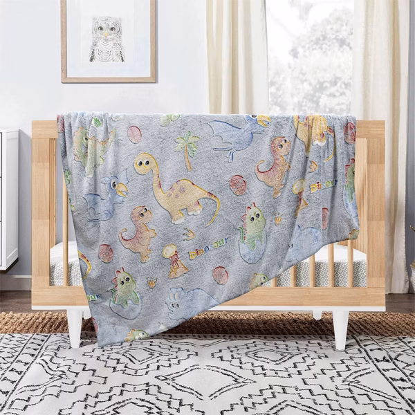 4300001062-b LINO ΚΟΥΒΕΡΤΑ FLEECE ΦΩΣΦΟΡΙΖΕ VOLCANO GREY-CIEL 110X150