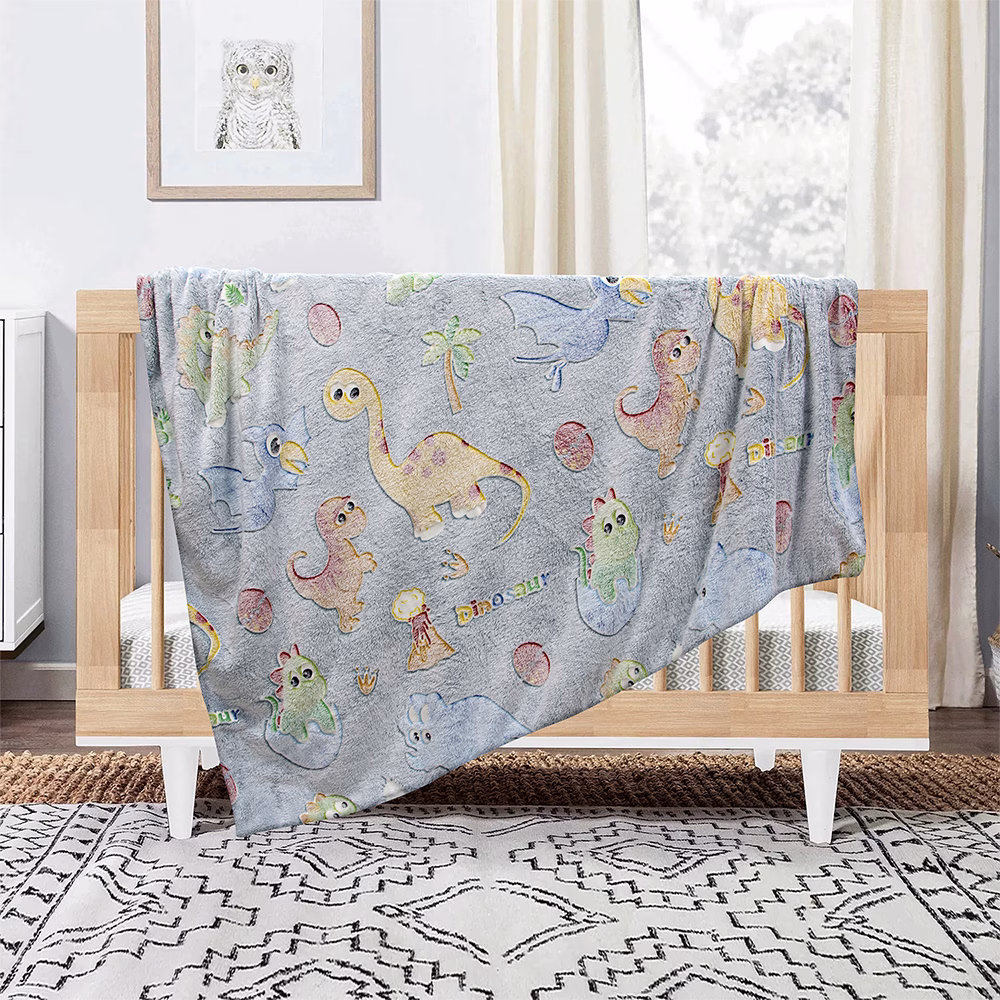 4300001062-b LINO ΚΟΥΒΕΡΤΑ FLEECE ΦΩΣΦΟΡΙΖΕ VOLCANO GREY-CIEL 110X150