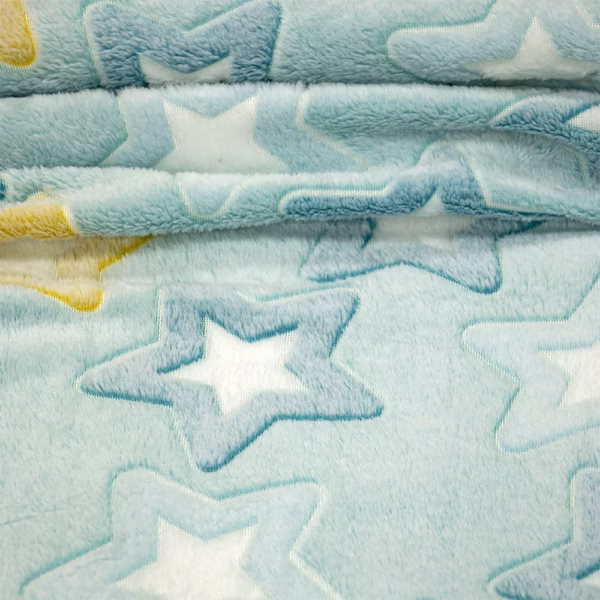4300001064-c LINO ΚΟΥΒΕΡΤΑ FLEECE ΦΩΣΦΟΡΙΖΕ STER MINT 110X150