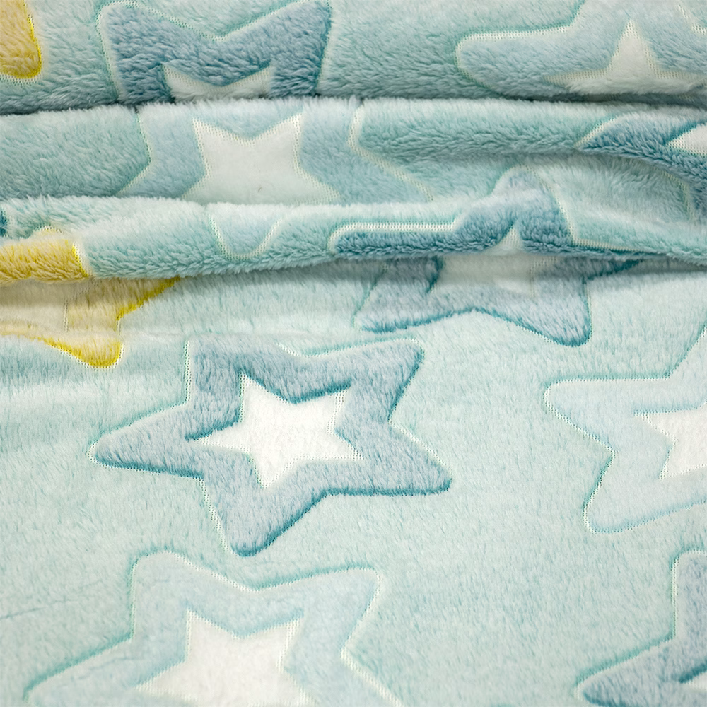 4300001064-c LINO ΚΟΥΒΕΡΤΑ FLEECE ΦΩΣΦΟΡΙΖΕ STER MINT 110X150