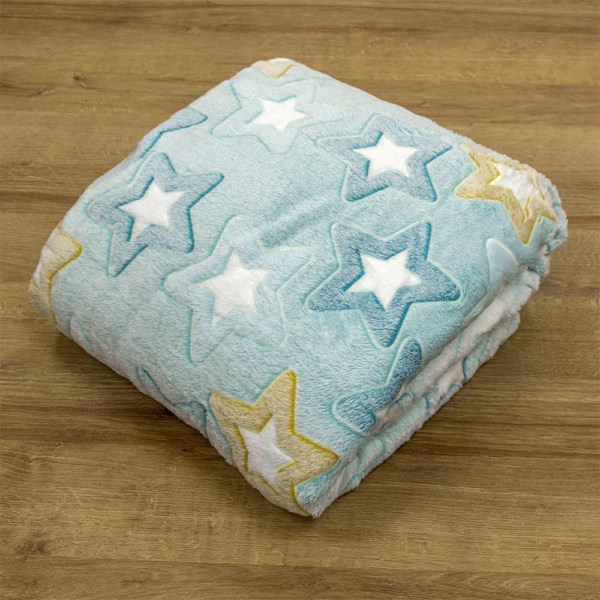 4300001064-d LINO ΚΟΥΒΕΡΤΑ FLEECE ΦΩΣΦΟΡΙΖΕ STER MINT 110X150