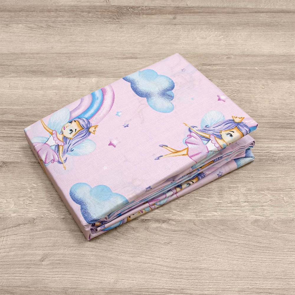 LINO BEBE ΣΕΤ ΣΕΝΤΟΝΙΑ ENHANCED RAINBOW PINK 120X180
