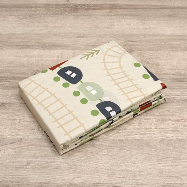 LINO BEBE ΣΕΤ ΣΕΝΤΟΝΙΑ FOREST EXPRESS GREEN 120X180