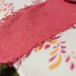 Beauty Home Ράννερ με ξέφτια – Φραμπουάζ 30 cm x 3 m - Image 3