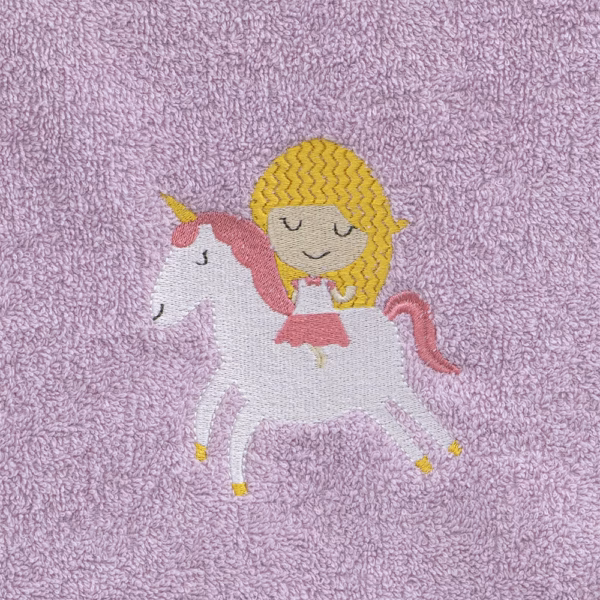 LINO Σετ Πετσέτες Παιδικές 2τμχ (50x90,90x140) Corno Λιλά