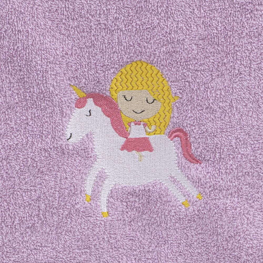 LINO Σετ Πετσέτες Παιδικές 2τμχ (50x90,90x140) Corno Λιλά