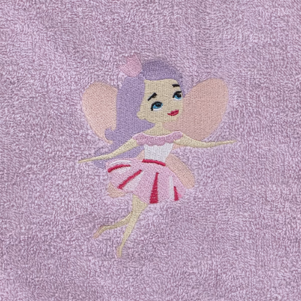 LINO Σετ Πετσέτες Παιδικές 2 τμχ (50x90,70x140) Hada Λιλά